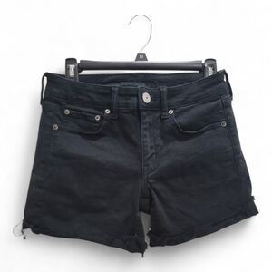 American Eagle Outfitters Next Level Strerch Black Denim Women's Midi